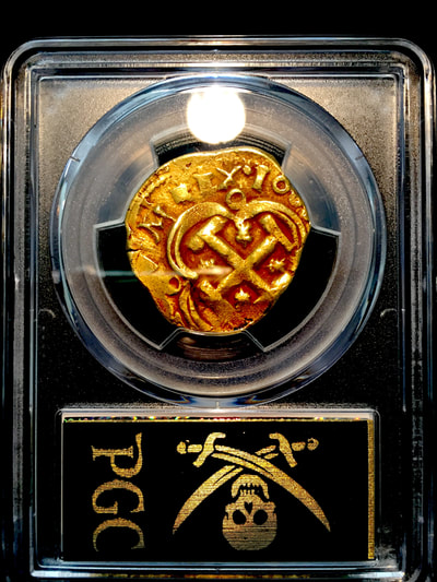 Spain  4 Escudos  1689 "Dated!"  PCGS 50 4