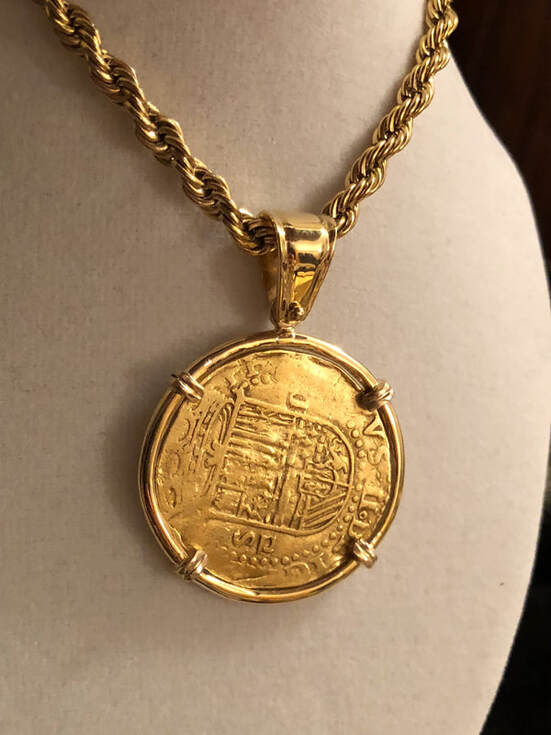 Spanish Gold Shipwreck Coin Jewelry 34