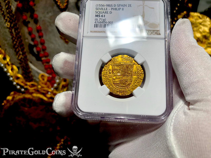Spain 2 Escudos 1556-98 "Best One Ever" NGC 61 2