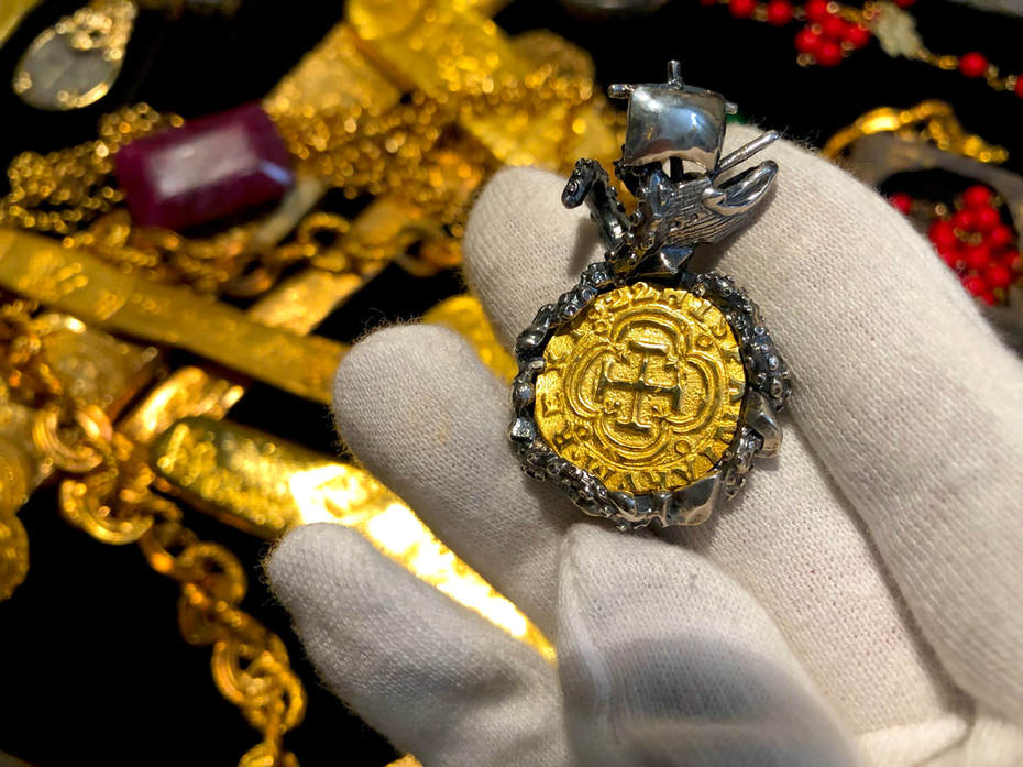 "The Davy Jones Piece" By Pirate Gold Coins & The Crown Collection