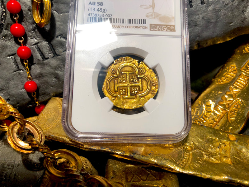 Spain 4 Escudos 1630 "Dated" NGC 58 3