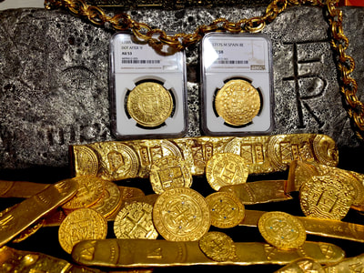 Spain 8 Escudos 1717 "Exceptionally Bold Date" NGC 58 3