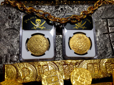 Spain 8 Escudos 1717 "Exceptionally Bold Date" NGC 58 6