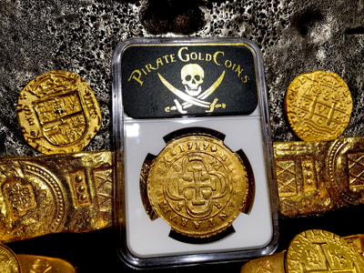 Spain 8 Escudos 1717 "Exceptionally Bold Date" NGC 58 2