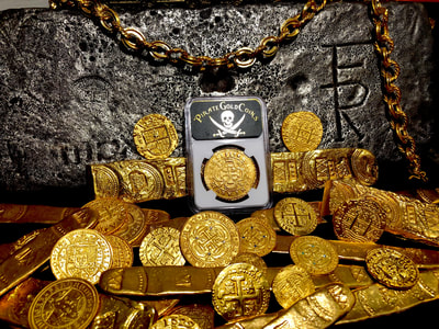 Spain 8 Escudos 1717 "Exceptionally Bold Date" NGC 58 15