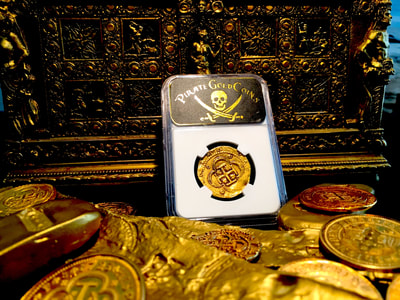 Spain  4 Escudos  1556-98  "Great Toning!"  NGC 40 10