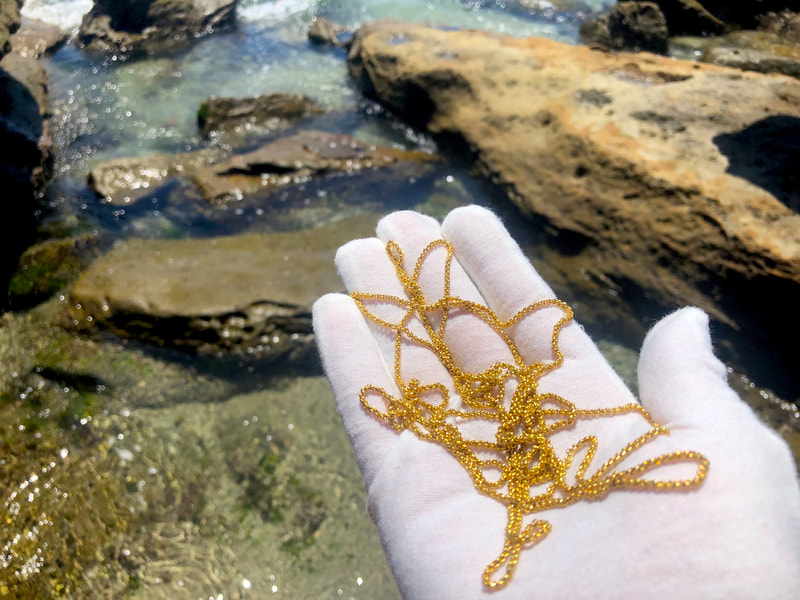 66" Gold Money Chain From "1715 Plate Fleet Shipwreck" 300th Anniversary Find 3