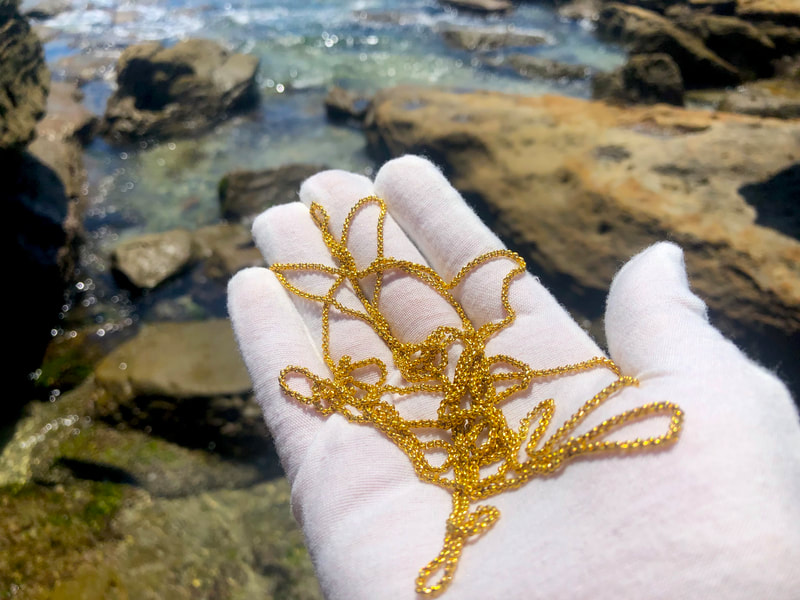 66" Gold Money Chain From "1715 Plate Fleet Shipwreck" 300th Anniversary Find 5