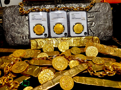 Mexico 1715 8 Escudos "1715 Plate Fleet Shipwreck" NGC 63 14