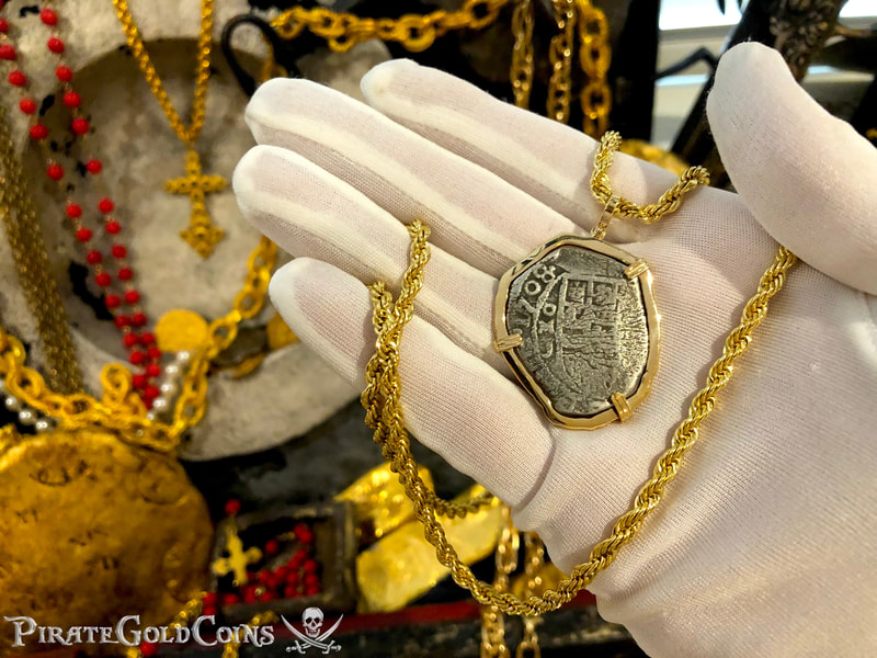 Mexico 4 Reales 1708 "Full 4 Digit Date" 18kt Gold Bezel