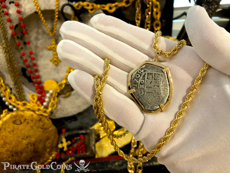 Mexico 4 Reales 1708 "Full 4 Digit Date" 18kt Gold Bezel 2