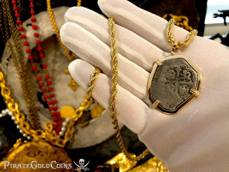 Mexico 4 Reales 1708 "Full 4 Digit Date" 18kt Gold Bezel 4