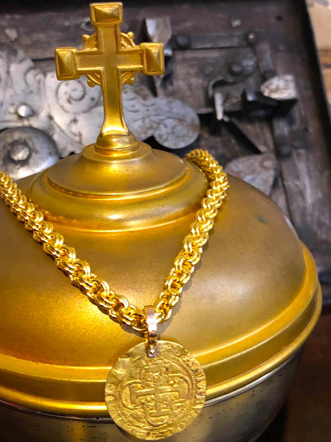 Spanish Gold Shipwreck Coin Jewelry 18