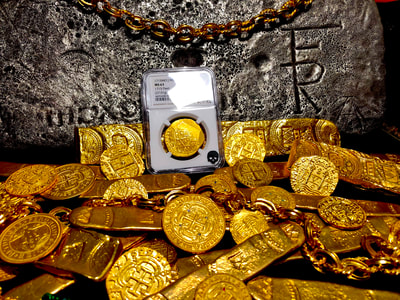 Mexico 8 Escudos 1715 "From the Fleet Shipwreck" NGC 63 24