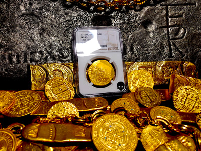 Mexico 8 Escudos 1715 "From the Fleet Shipwreck" NGC 63 18