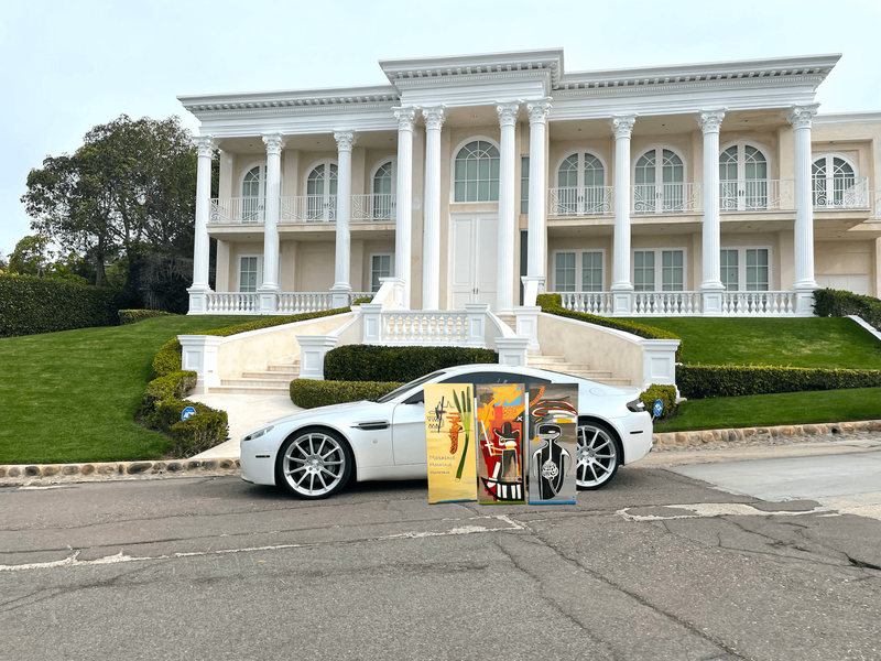 Treasure Paintings by JR Bissell: A Pirate Rendition of Basquiat's Triptych 5