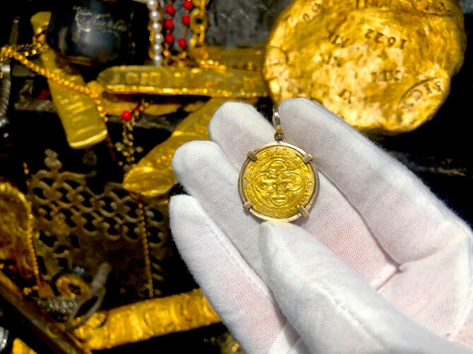 Spanish Gold Shipwreck Coin Jewelry 20