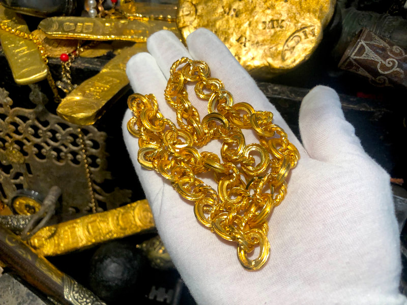 Reproduction Money Chain 24" over 4 OZ with a length of 24 Inches 6