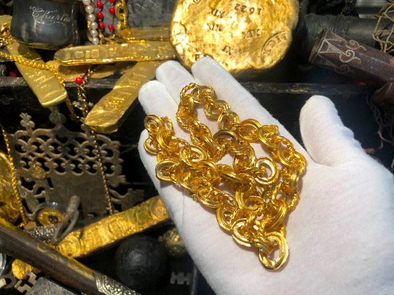 Reproduction Money Chain 24" over 4 OZ with a length of 24 Inches 8