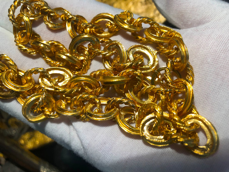 Reproduction Money Chain 24" over 4 OZ with a length of 24 Inches 9