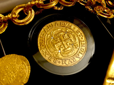 Mexico  "Royal with Diamonds"  1715 Plate Fleet Shipwreck 6