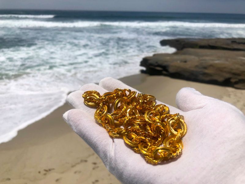 Reproduction Money Chain 24" over 4 OZ with a length of 24 Inches 5