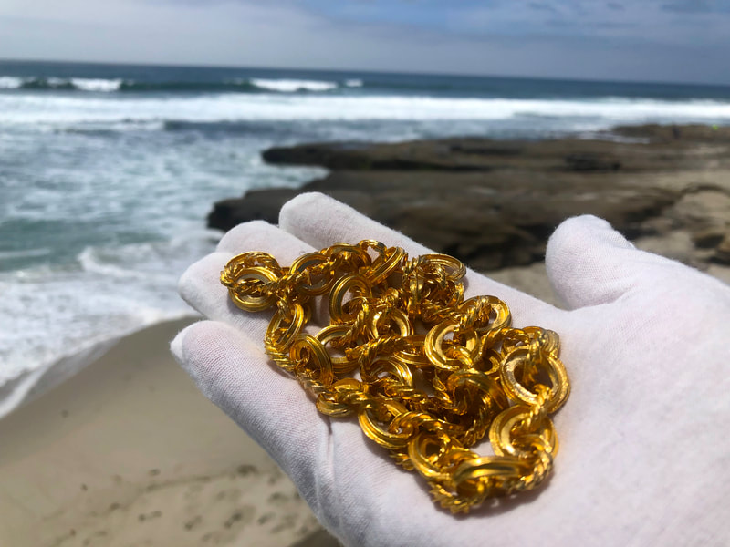 Reproduction Money Chain 24" over 4 OZ with a length of 24 Inches 3