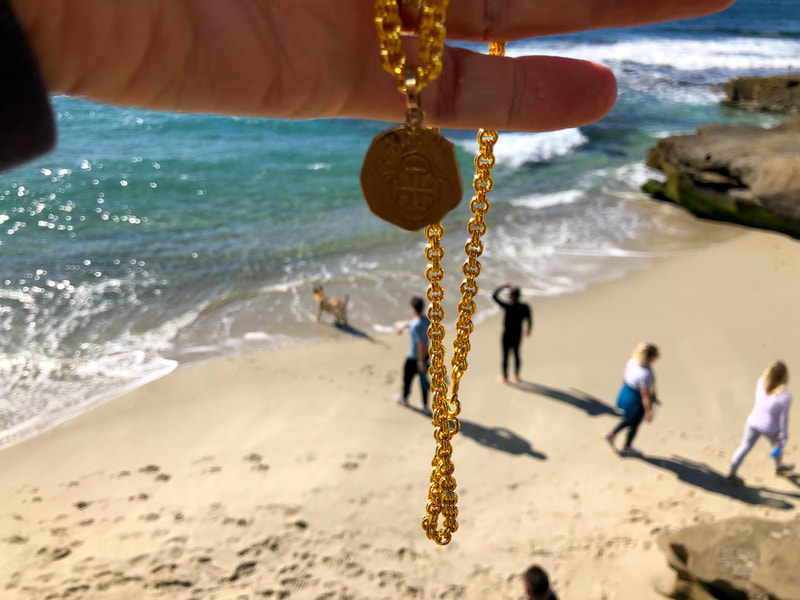 Spain 2 Escudos 1556-98 "Full Cross" Pendant Jewelry Treasures 10