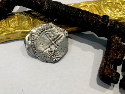 Atocha 8 Reales 1622 "Mel Fisher COA" Grade 1 Pirate Gold Coins Shipwreck 7