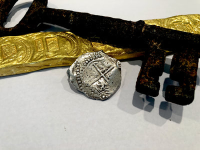 Atocha 8 Reales 1622 "Mel Fisher COA" Grade 1 Pirate Gold Coins Shipwreck 8