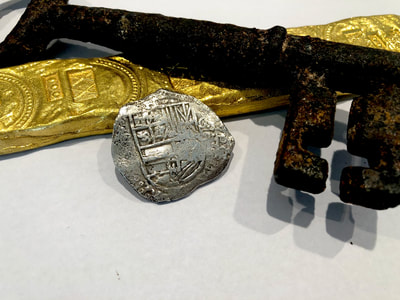 Atocha 8 Reales 1622 "Mel Fisher COA" Grade 1 Pirate Gold Coins Shipwreck 9