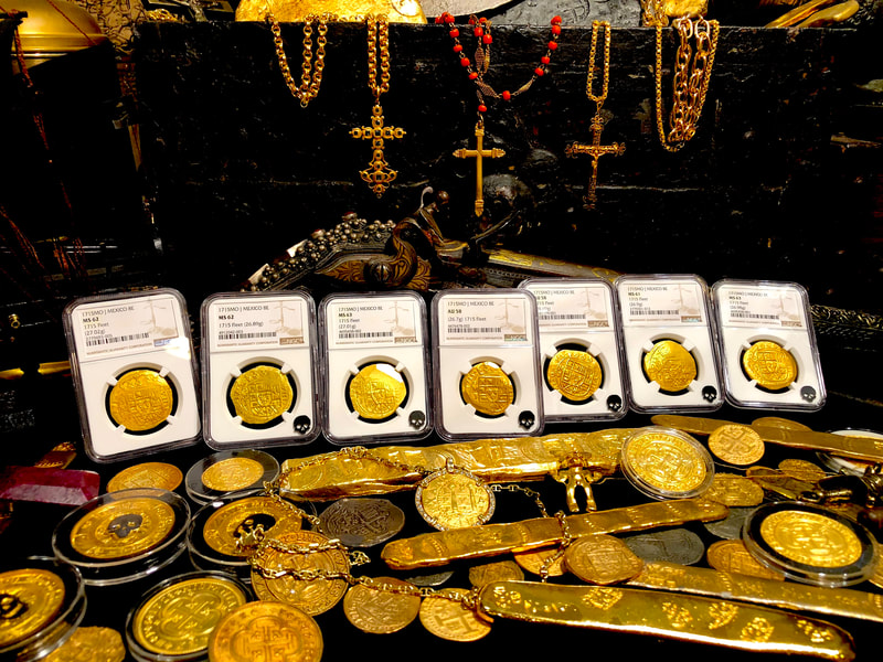 Gold and Coral Rosary from the 1715 Fleet Shipwreck 21