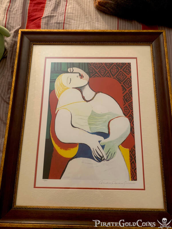 Pablo Picasso "The Dream or Le Reve" 322/500 Limited Print 4