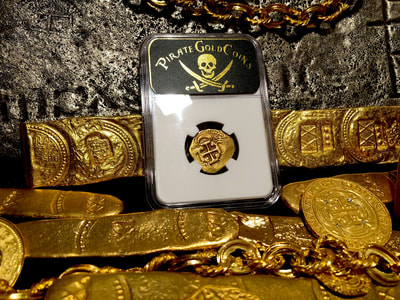 Spain 2 Escudos 1598-1621  NGC 40 Pirate Gold Coins Treasure 2