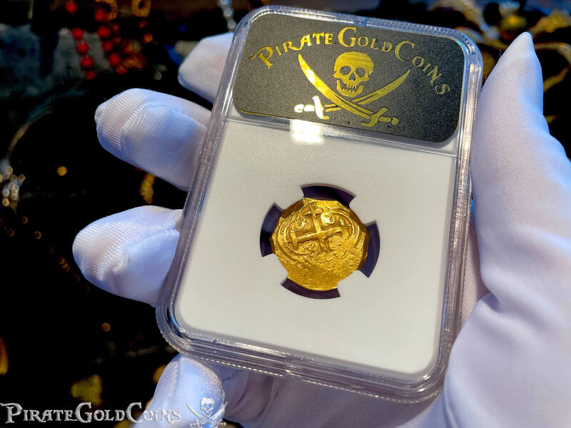 Colombia 2 Escudos 1667-93 "From 1715 Fleet Shipwreck" NGC 62 7