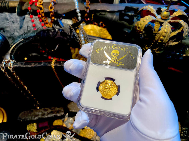 Colombia 2 Escudos 1667-93 "From 1715 Fleet Shipwreck" NGC 62 8