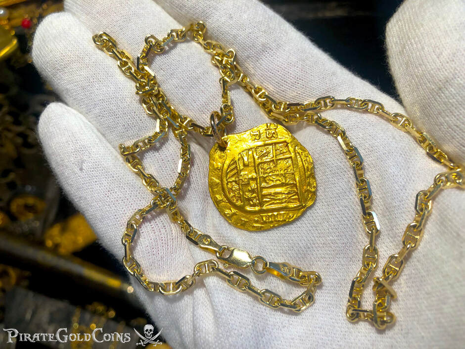 Spain 4 Escudos 1630-47 "Brute Style" Pendant Treasure Jewelry