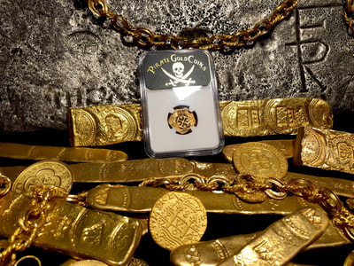 Spain 2 Escudos 1598-1621 NGC 25 Pirate Gold Coins Treasure 6