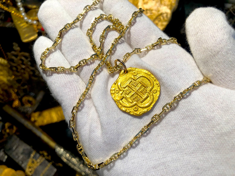 Spain 4 Escudos 1630-47 "Brute Style" Pendant Treasure Jewelry 9