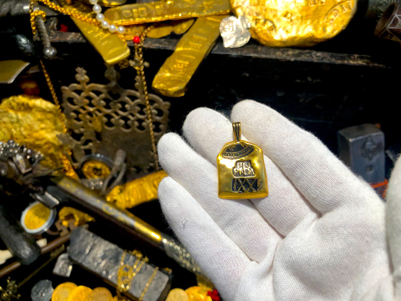 Reproduction Atocha 1622 Shipwreck in Solid Gold 8