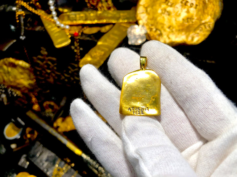 Reproduction Atocha 1622 Shipwreck in Solid Gold 7