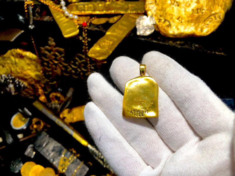 Reproduction Atocha 1622 Shipwreck in Solid Gold 3