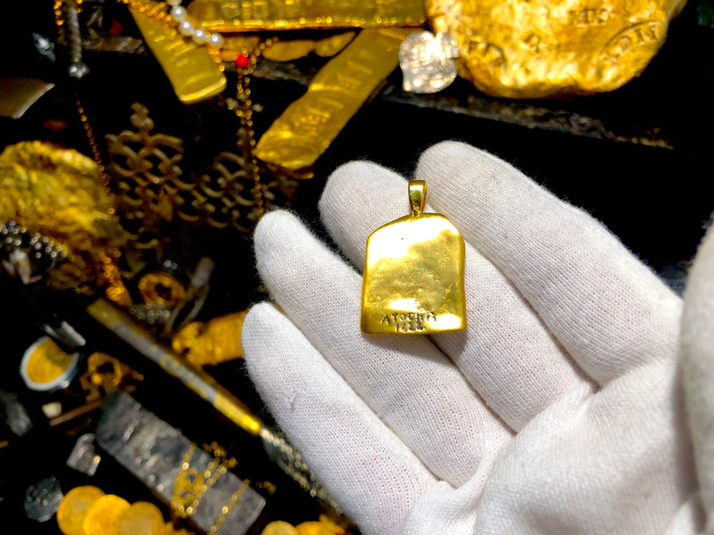 Reproduction Atocha 1622 Shipwreck in Solid Gold 5