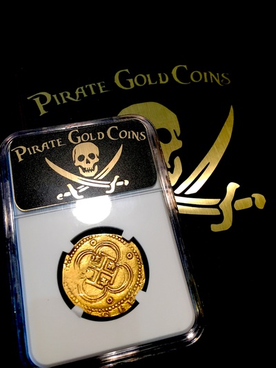 SPAIN GOLD COB 1556-1598 SD 4 ESCUDOS KING PHILIP II DOUBLOON COIN   ~ NGC 45 ~ 3