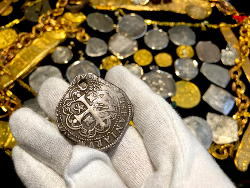 Mexico (Guatemala Counting Mark) 1733 Klippe with Hole for Jewelry 6