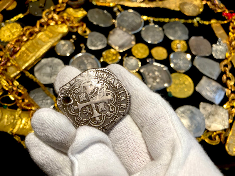 Mexico (Guatemala Counting Mark) 1733 Klippe with Hole for Jewelry 3