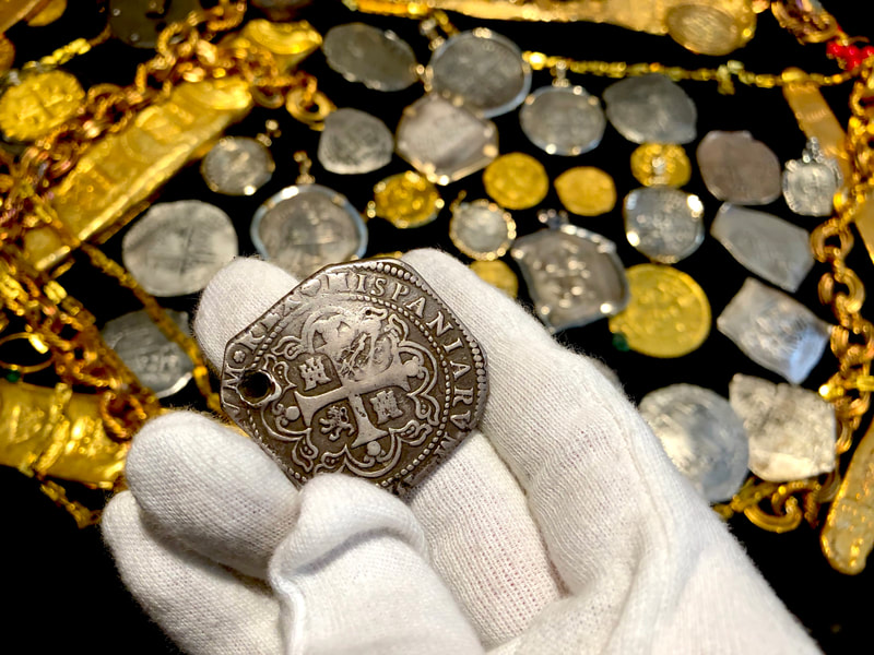 Mexico (Guatemala Counting Mark) 1733 Klippe with Hole for Jewelry 7