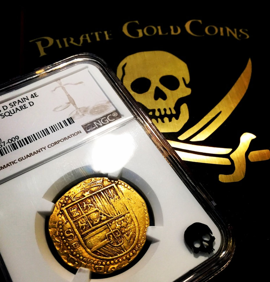 SPAIN GOLD COB 1556-1598 SD 4 ESCUDOS KING PHILIP II DOUBLOON COIN   ~ NGC 45 ~
