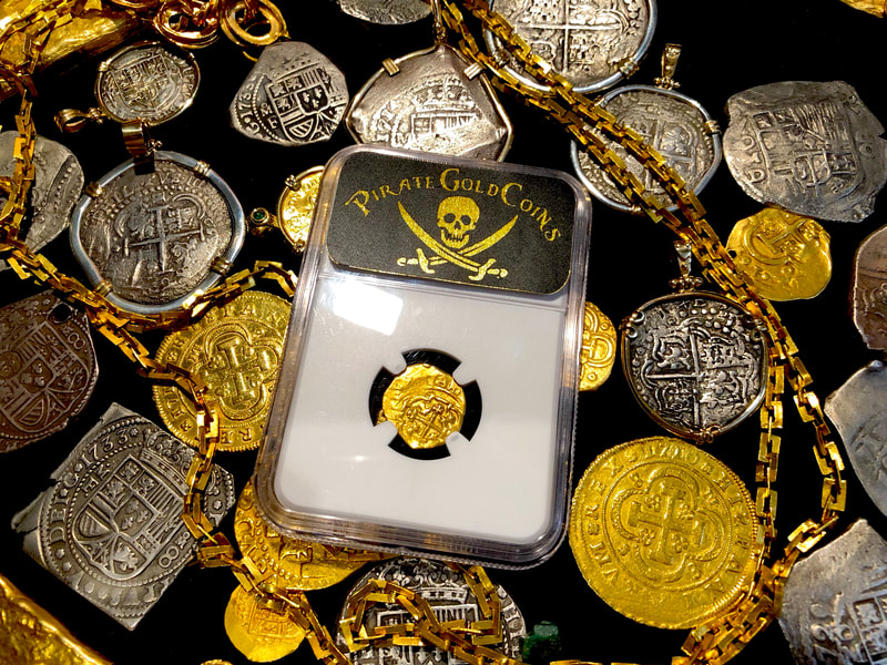 Mexico 1 Escudo 1712-15 "1715 Plate Fleet Shipwreck" NGC 53 6