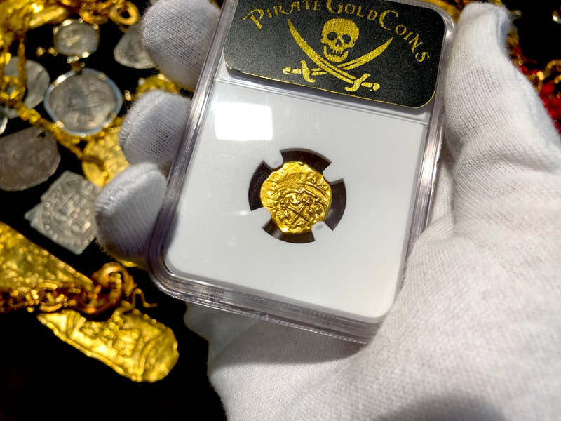 Mexico 1 Escudo 1712-15 "1715 Plate Fleet Shipwreck" NGC 53 8